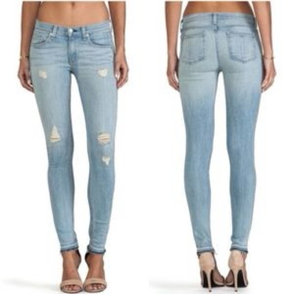 Rag & Bone Skinny Jeans in Bromley Size 24 Petite - Picture 1 of 4